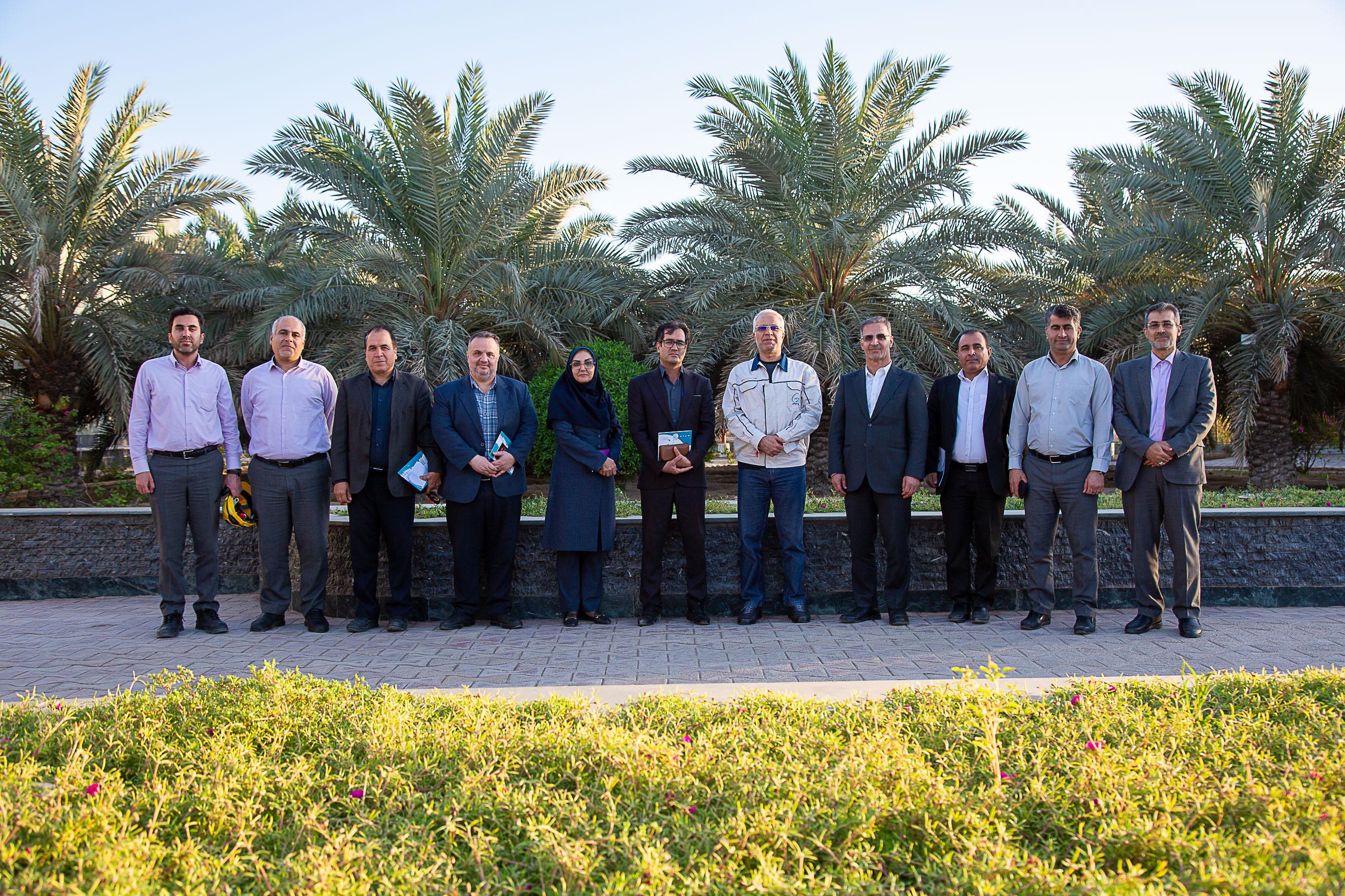 بازدید مدیرکل سازمان حفاظت محیط‌زیست خوزستان از فجر انرژی و بررسی وضعیت پساب‌های پتروشیمی‌ها