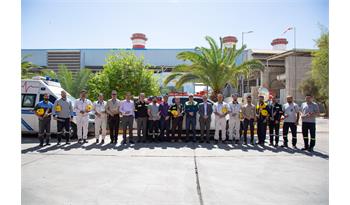 بازدید مدیرعامل شرکت فجر انرژی از امور HSE به مناسبت روز ملی ایمنی و آتش‌نشانی