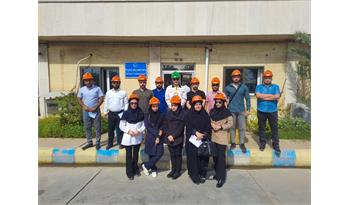 بازدید دانشجویان امیرکبیر از فجر انرژی خلیج‌فارس