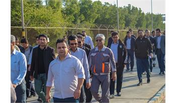 پیاده روی صبحگاهی کارکنان فجر به مناسبت دهه فجر